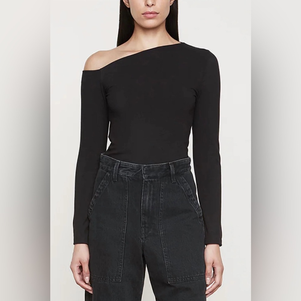 Enza Costa - Exposed Shoulder Top - Size Small - Like New!